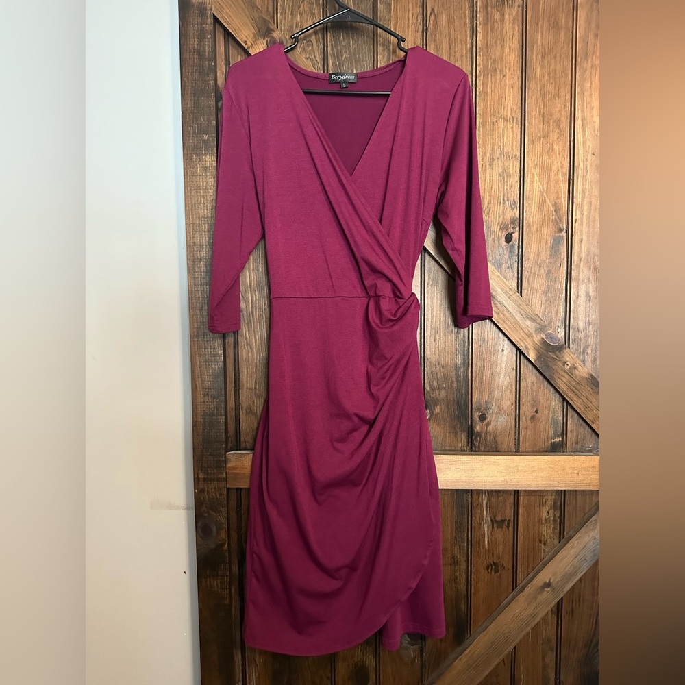 Faux Wrap Dress